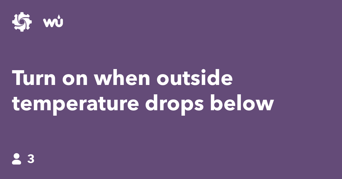Get an SMS when the temperature is over 36°C (97°F) - IFTTT