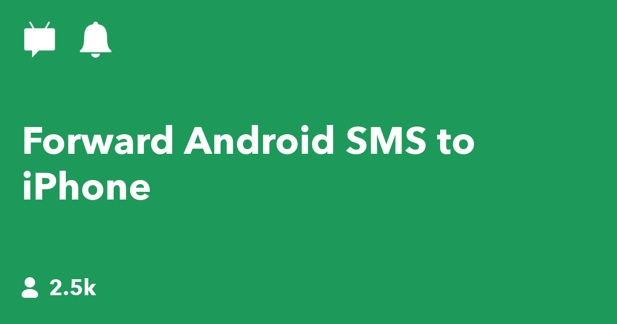 how to auto forward sms from iphone to android