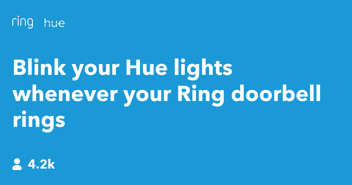 Ifttt doorbell hot sale