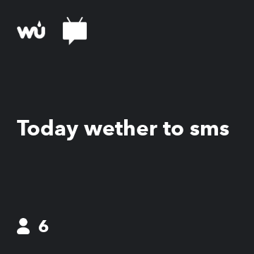 Get an SMS when the temperature is over 36°C (97°F) - IFTTT