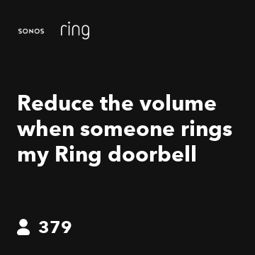 Sonos ring sale doorbell